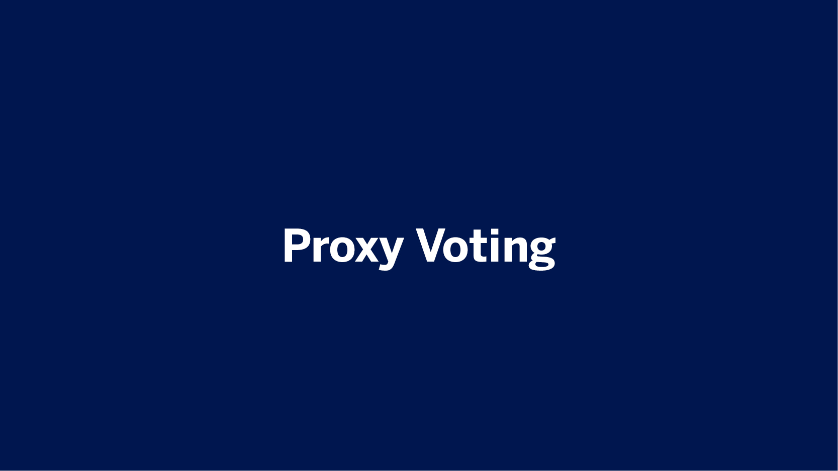 Episode 3 Proxy Voting